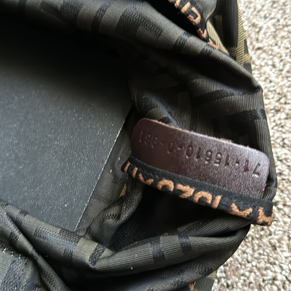 Fendi Zucca Fabric Brown Monogram Tote Bag - Picture 5 of 10